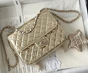 Colestore Chanel Backpack Gold 23.5x18.5x8.5cm - 1