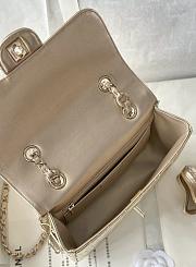 Colestore Chanel Backpack Gold 23.5x18.5x8.5cm - 2