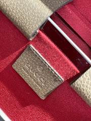 	 GUCCI New Monogram GG Globe Trotter Bamboo Vanity Case Bag 01 - 3