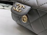 Colestore Chanel Backpack Duma Grey Lambskin Mini Size 18 × 18 × 12 cm - 4