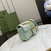 	 Colestore Gucci Marmont Green Size 14x23 x 6cm - 3
