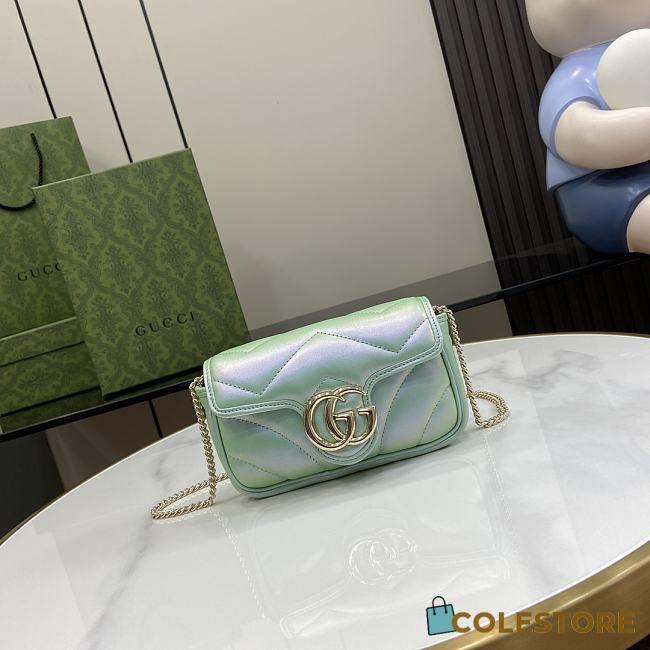 Colestore Gucci Marmont Green Size 10 x 16.5x 4.5cm - 1