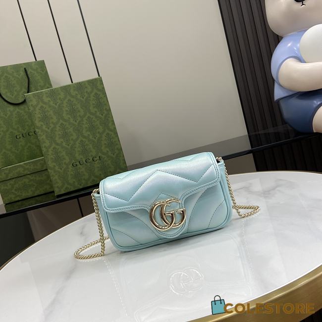 	 Colestore Gucci Marmont Blue Size 10 x 16.5x 4.5cm - 1