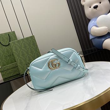 	 Colestore Gucci Marmont Blue Size 13x 24x 7cm