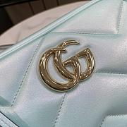 	 Colestore Gucci Marmont Blue Size 13x 24x 7cm - 5