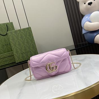 	 Colestore Gucci Marmont Pink Size 10 x 16.5x 4.5cm