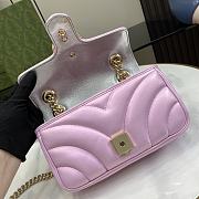 	 Colestore Gucci Marmont Pink Size 14x23 x 6cm - 4
