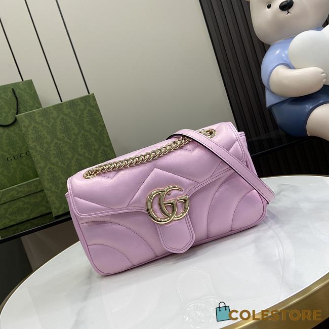 	 Colestore Gucci Marmont Pink Size 15x 26x 7cm - 1