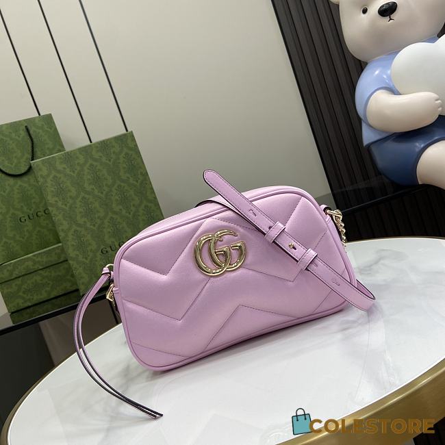 	 Colestore Gucci Marmont Pink Size 13x 24x 7cm - 1