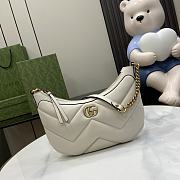 Colestore Gg Marmont Small Shoulder Bag White Leather  - 1