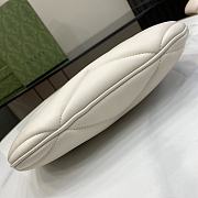 Colestore Gg Marmont Small Shoulder Bag White Leather  - 4