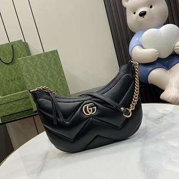 	 Colestore Gg Marmont Small Shoulder Bag Black Leather