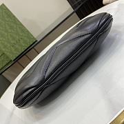 	 Colestore Gg Marmont Small Shoulder Bag Black Leather - 5