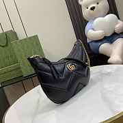 	 Colestore Gg Marmont Small Shoulder Bag Black Leather - 2
