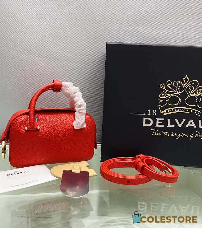 Colestore Delvaux Coolbox Nano Red 16.5/7.5/11cm - 1
