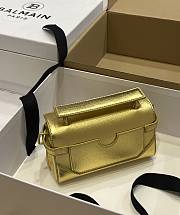 	 Colestore Balmain Smooth Leather B-Buzz 24 Gold Bag 19*12*7.5 - 2