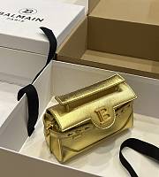 	 Colestore Balmain Smooth Leather B-Buzz 24 Gold Bag 19*12*7.5 - 3