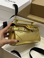 	 Colestore Balmain Smooth Leather B-Buzz 24 Gold Bag 19*12*7.5 - 5