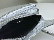 Colestore Chanel Metallic Lambskin & Silver-Tone Metal Silver - 4
