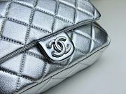 Colestore Chanel Metallic Lambskin & Silver-Tone Metal Silver - 3