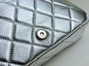 Colestore Chanel Metallic Lambskin & Silver-Tone Metal Silver - 2