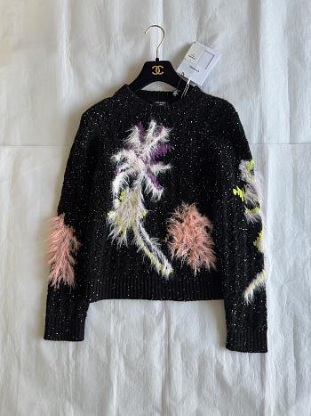 Colestore Chanel Sweater Black Bling Bling