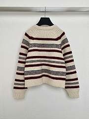 	 Colestore Celine Sweater White And Red - 2