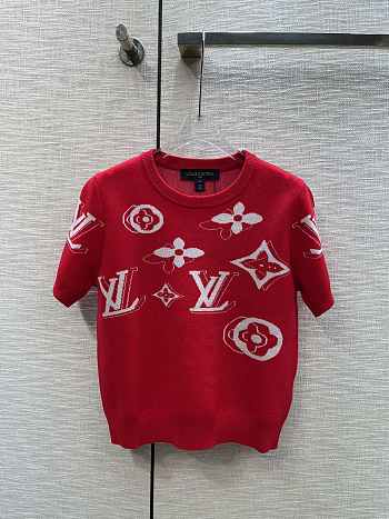 	 Colestore Louis Vuitton Women T-shirt Red