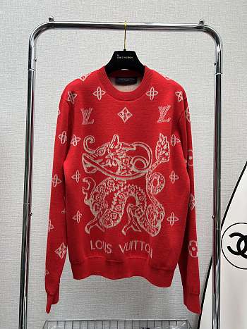 	 Colestore Louis Vuitton Sweater Red 
