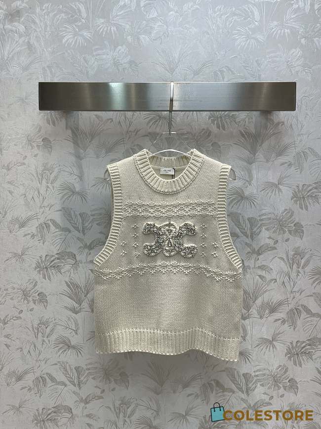	 Colestore Celine Sweater White - 1