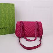 Colestore Gucci GG Marmont Pink  22*13*6cm - 3