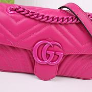 Colestore Gucci GG Marmont Pink  22*13*6cm - 2