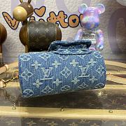 Colestore Louis Vuitton Nano Speedy Denim M82950 Size 16 x 10 x 7.5 cm - 3