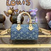 Colestore Louis Vuitton Nano Speedy Denim M82950 Size 16 x 10 x 7.5 cm - 4