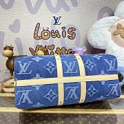 Colestore Louis Vuitton Keepall Bandoulière 45 Denim 45*27*20cm - 2
