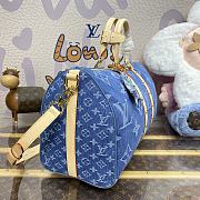 Colestore Louis Vuitton Keepall Bandoulière 45 Denim 45*27*20cm - 3