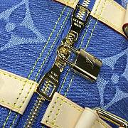 Colestore Louis Vuitton Keepall Bandoulière 45 Denim 45*27*20cm - 4