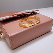 Colestore Dior 30 Montaigne Shiny Crinkled Lambskin Box Bag 17.5*11.5*5cm - 4