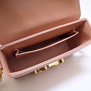 Colestore Dior 30 Montaigne Shiny Crinkled Lambskin Box Bag 17.5*11.5*5cm - 3