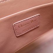 Colestore Dior 30 Montaigne Shiny Crinkled Lambskin Box Bag 17.5*11.5*5cm - 2