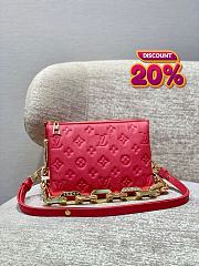 Louis Vuitton Coussin PM Bag Red Size 20×16×12cm - 1