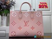 Louis Vuitton Onthego Mm Monogram Empreinte Pink Size 35 x 27 x 14 cm - 1