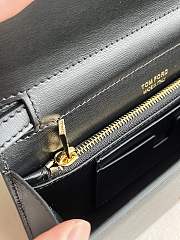 	 Colestore Tom Ford Mini Leather Black Bag 19 X 10.5 X 3 CM - 5