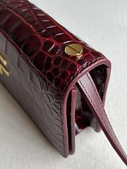 	 Colestore Tom Ford Mini Croco Red Bag 18*9*3cm - 2