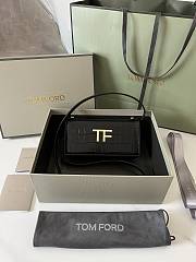 	 Colestore Tom Ford Mini Croco Black Bag 18*9*3cm - 1