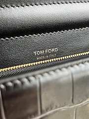 	 Colestore Tom Ford Mini Croco Black Bag 18*9*3cm - 3