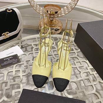 Colestore Chanel Sling Back Yellow 5cm