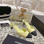 Colestore Chanel Sling Back Yellow 5cm - 5