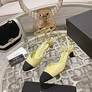 Colestore Chanel Sling Back Yellow 5cm - 4