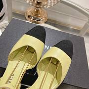 Colestore Chanel Sling Back Yellow 5cm - 3